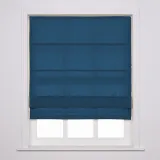 LIZ Polyester Linen Roman Shade