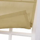 LIZ Polyester Linen Roman Shade
