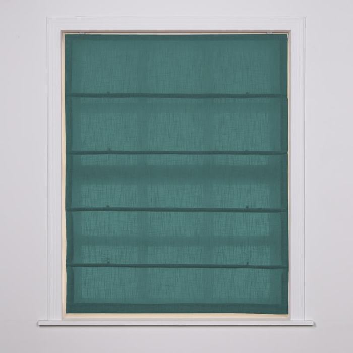 LIZ Polyester Linen Roman Shade