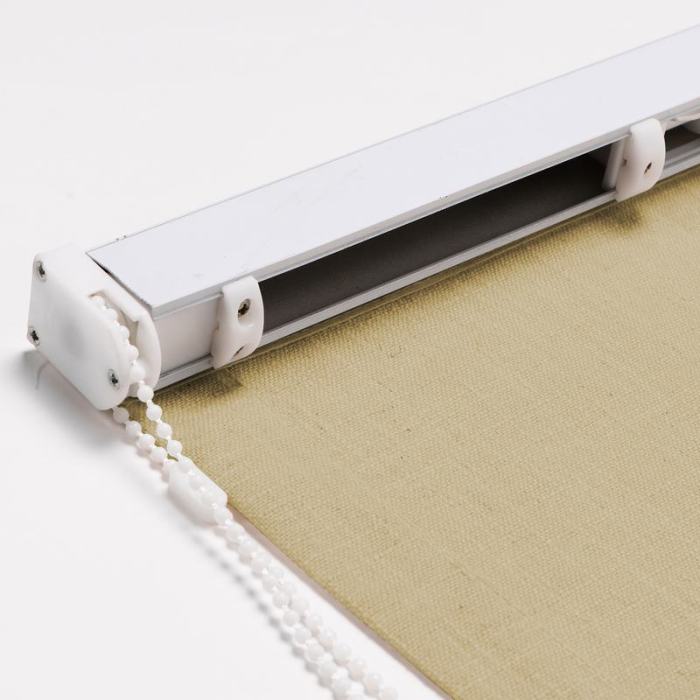 LIZ Polyester Linen Roman Shade
