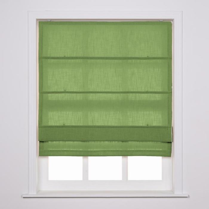 LIZ Polyester Linen Roman Shade