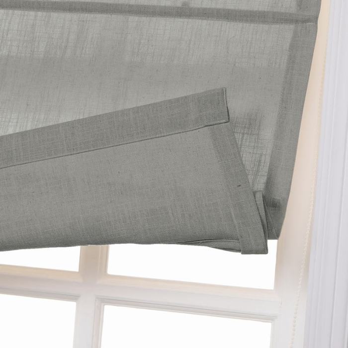 LIZ Polyester Linen Roman Shade