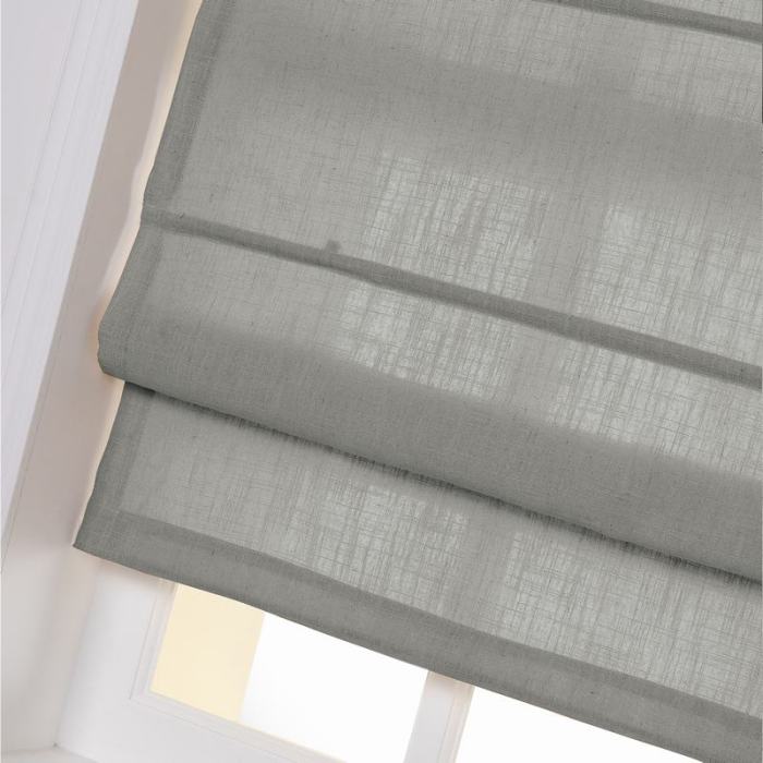LIZ Polyester Linen Roman Shade
