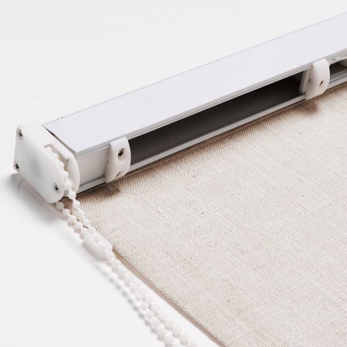 LIZ Polyester Linen Roman Shade