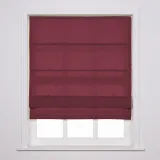 LIZ Polyester Linen Roman Shade