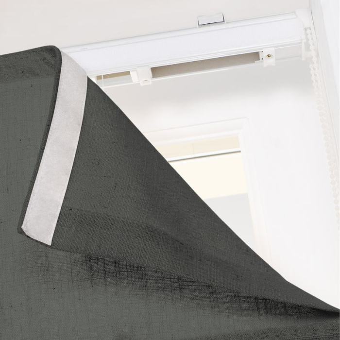 LIZ Polyester Linen Roman Shade