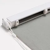 LIZ Polyester Linen Roman Shade
