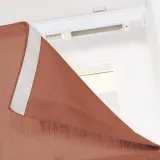 LIZ Polyester Linen Roman Shade