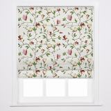 CORA Botanical Flower Print Polyester Cotton Roman Shade