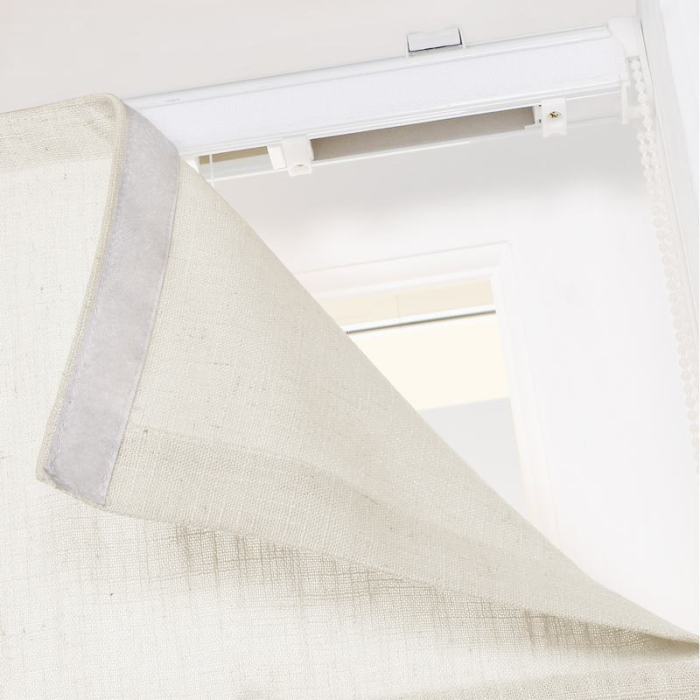 LIZ Polyester Linen Roman Shade