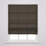 LIZ Polyester Linen Roman Shade