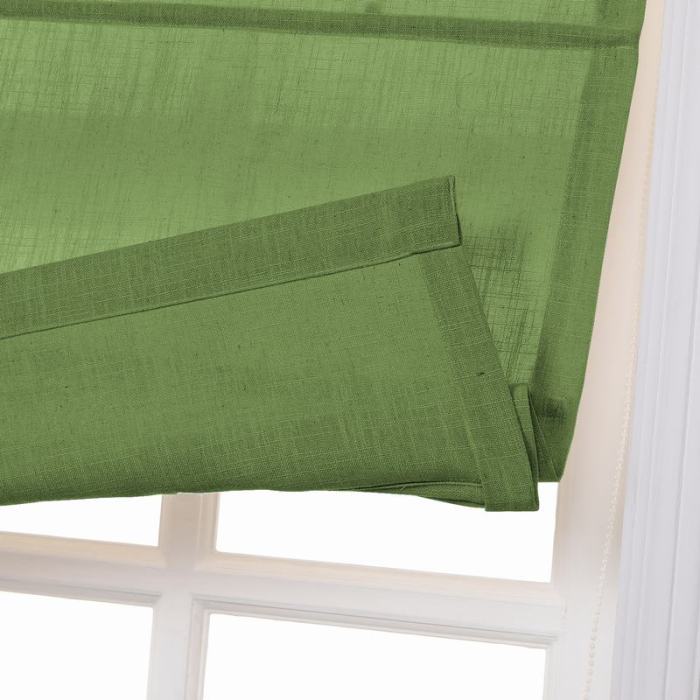 LIZ Polyester Linen Roman Shade