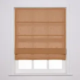 LIZ Polyester Linen Roman Shade