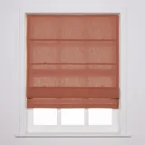 LIZ Polyester Linen Roman Shade