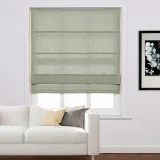 LIZ Polyester Linen Roman Shade