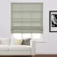 LIZ Polyester Linen Roman Shade