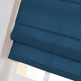 LIZ Polyester Linen Roman Shade