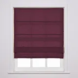 LIZ Polyester Linen Roman Shade