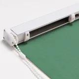 LIZ Polyester Linen Roman Shade