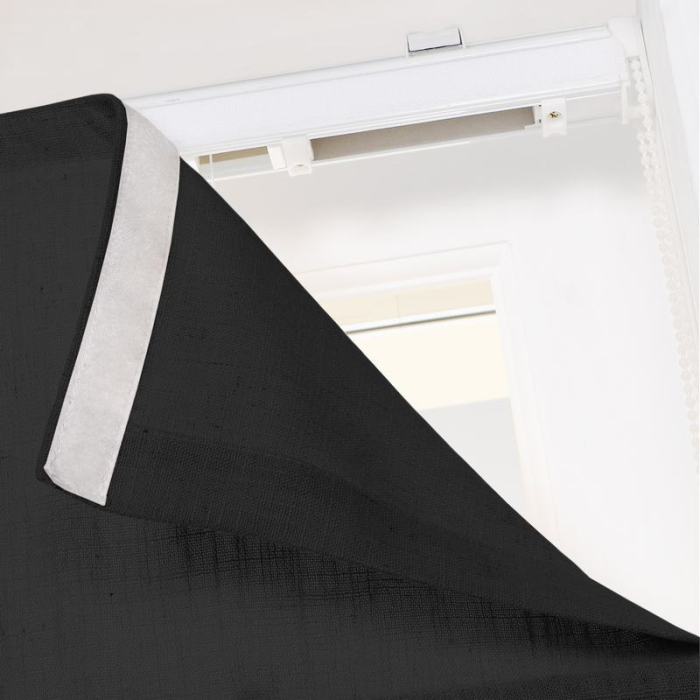 LIZ Polyester Linen Roman Shade