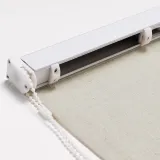 LIZ Polyester Linen Roman Shade