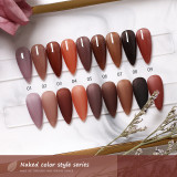Cat's Eye Pumpkin Nail Polish Series Set
