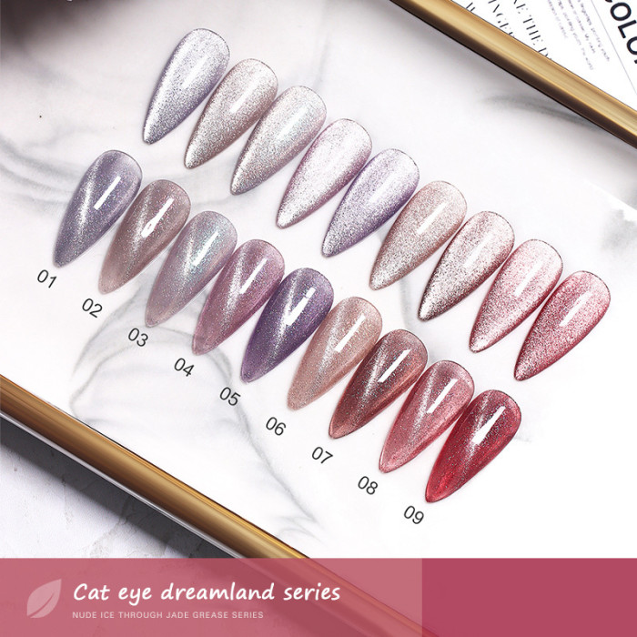 Cat's Eye Pumpkin Nail Polish Series Set