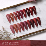 Cat's Eye Pumpkin Nail Polish Series Set