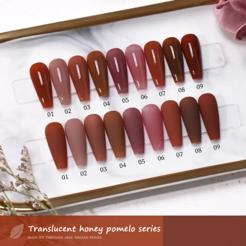 Cat's Eye Pumpkin Nail Polish Series Set