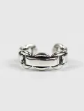 Personalized Silver Opening Smooth Ring