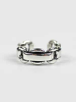 Personalized Silver Opening Smooth Ring
