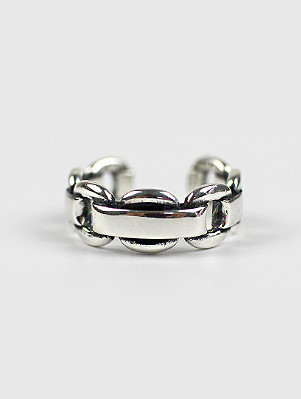 Personalized Silver Opening Smooth Ring
