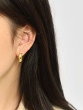925 Sterling Silver Round Minimalist Hoop Earring