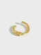 925 Sterling Silver Irregular Vintage Single Earring  [Single]