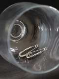 925 Sterling Silver  Cubic Zirconia simple pin earring