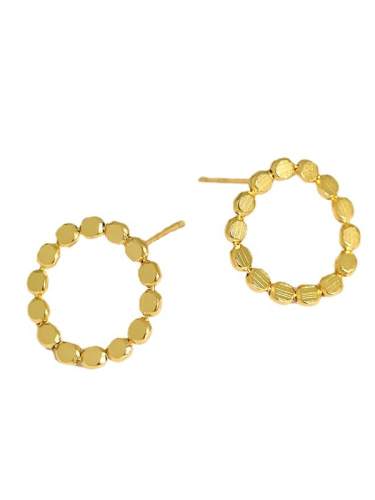 925 Sterling Silver Geometric Minimalist Stud Earring