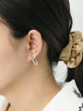 925 Sterling Silver  Cubic Zirconia simple pin earring