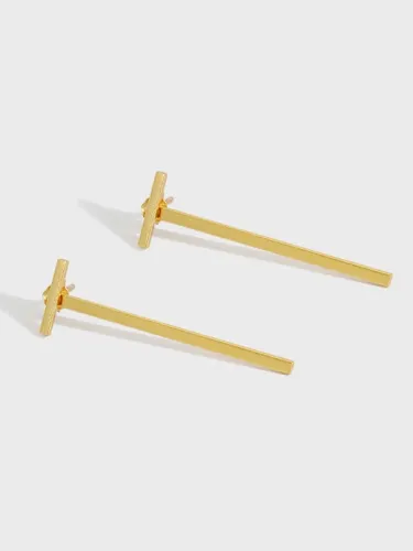 925 Sterling Silver Geometric Minimalist Stud Earring