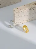 925 Sterling Silver Geometric Vintage Earring  [Single]