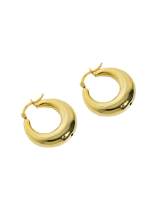 925 Sterling Silver Geometric Minimalist Huggie Earring