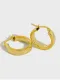 925 Sterling Silver Round Minimalist Hoop Earring