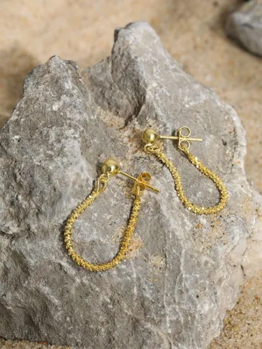925 Sterling Silver Tassel Vintage Threader Earring
