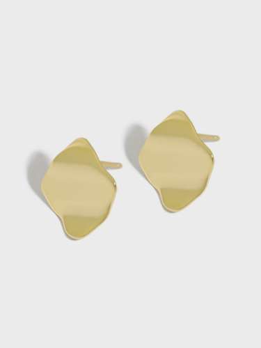 925 Sterling Silver Geometric Vintage Stud Earring