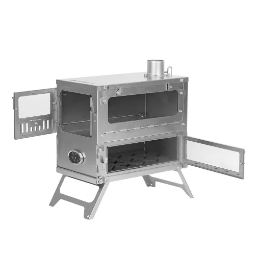 TAISOCA Oven Stove - T1 Series Portable Titanium Tent Wood Stove with Oven Part