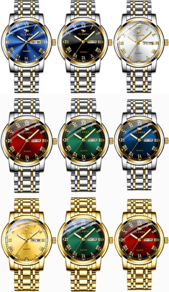 stainless steel luxury waterproof quartz oem brand hands wristwatches custom logo wrist watch men