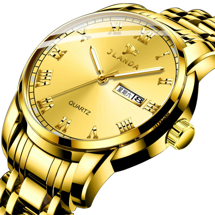 stainless steel luxury waterproof quartz oem brand hands wristwatches custom logo wrist watch men