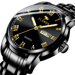 stainless steel luxury waterproof quartz oem brand hands wristwatches custom logo wrist watch men