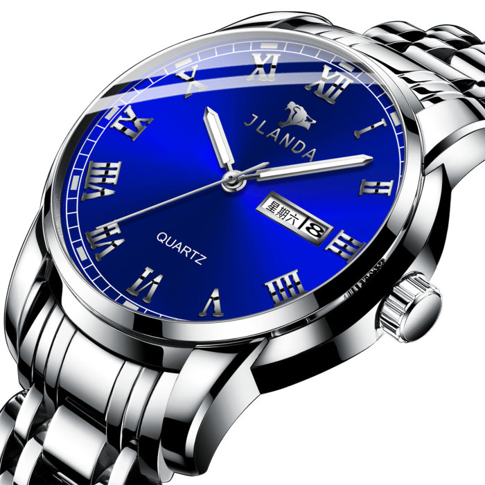 stainless steel luxury waterproof quartz oem brand hands wristwatches custom logo wrist watch men