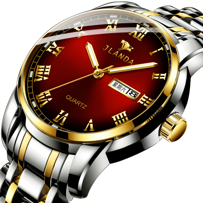 stainless steel luxury waterproof quartz oem brand hands wristwatches custom logo wrist watch men