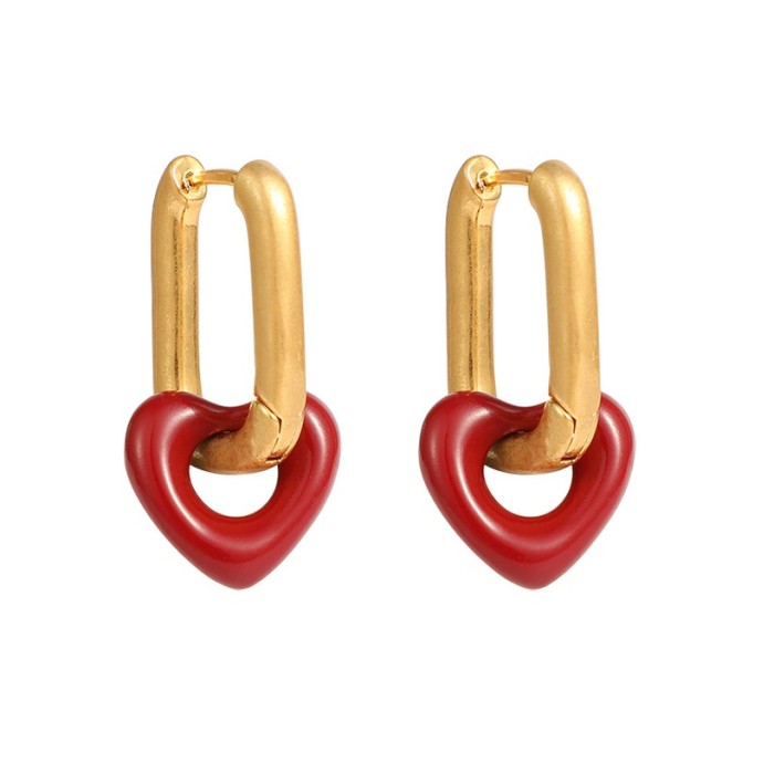 cabeza roja de oro real de 14 k chapada en latón nueva